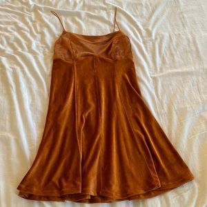 burnt orange dress